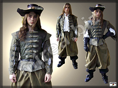 Barokový vojenský kostým