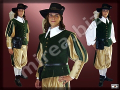 Mens' Baroque military costume