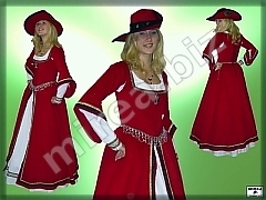 Dámske barokové šľachtické šaty Dámske barokové šľachtické šaty