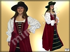 Dievčenský barokový kostým Dievčenský barokový kostým