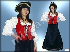Dievčenský barokový kostým