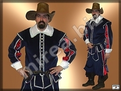 Pánsky barokový kapitánsky kostým Pánsky barokový kapitánsky kostým