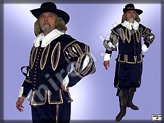 Mens baroque noble costume