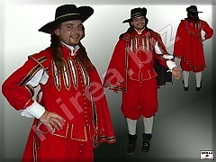 Men's baroque noble costume