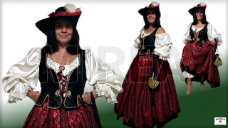 Dámsky barokový kostým