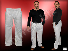 Linen pants with pockets