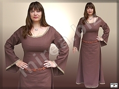 Ladies' flax gothic dresses