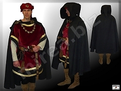 Gothic nobleman with cloak