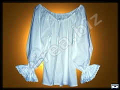 Ladies' baroque lace shirt