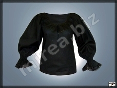 Ladies' baroque shirt black