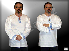 Pánska bavlnená košeľa so slovanským motívom