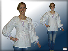 Dámska bavlnená košeľa so slovanským motívom