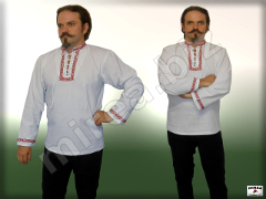 Slovanská ľanová košeľa JAV-NAV-PRAV