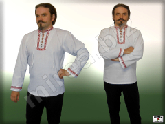 Slavic linen shirt JAV-NAV-PRAV Slavic linen shirt JAV-NAV-PRAV