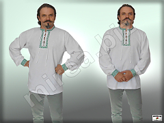 Slavic linen shirt JAV-NAV-PRAV Slavic linen shirt JAV-NAV-PRAV