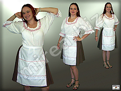 Ladies folklore costume - Waitress