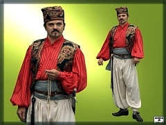 Men's oriental costume