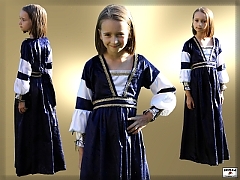 Girl's renaissance costume