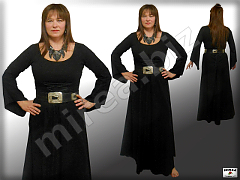 Ladies' linen gothic gowns