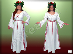 Slovanské bavlnené šaty LADENKA
