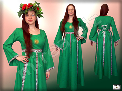 Slovanské bavlnené šaty ŽIVANA