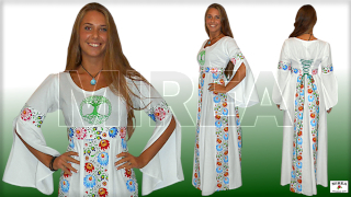 Slovanské bavlnené šaty VESNA2