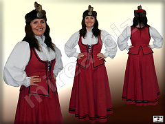 Ladies' hungarian costume