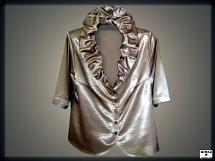 Women's satin blouse