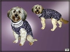 Rolákový vlnený sveter pre psa