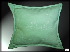 Embroidered pillow