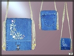 Women's jeans handbag