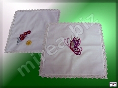 Various machine embroideries