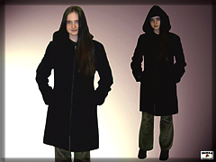 Girl's jacket with hood