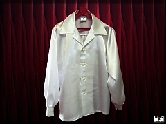 Men's satin shirt