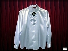 Men's satin shirt