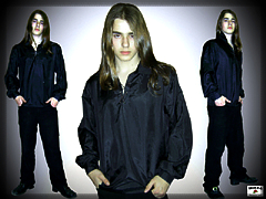 Men's silk shirt Men's silk shirt