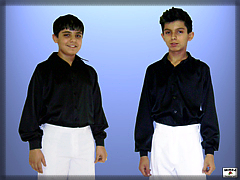 Men's black satin shirt Men's black satin shirt