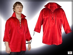 Men's satin fashion shirt