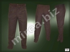 Gothic trousers of coarse cotton