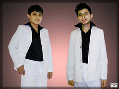 Boys white suit