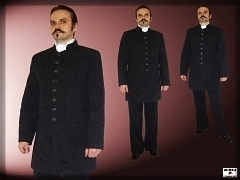 Pánsky oblek so stojačikom Pánsky oblek so stojačikom