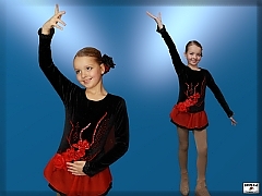 Dievčenský krasokorčuliarsky dres Dievčenský krasokorčuliarsky dres