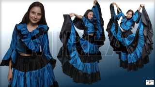 Dievčenské rómske tanečné šaty