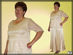 Women's gowns - skirt, blouson Women's gowns - skirt, blouson