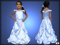 Baby gala dresses - skirt with corset