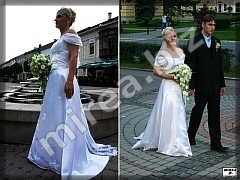 Wedding dresses with trailer