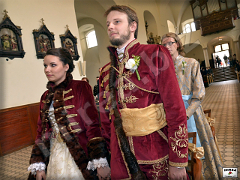 Svadobný pár v uhorskom šľachtickom odeve