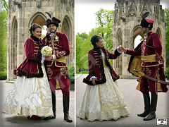 Wedding hungarian noble dresses