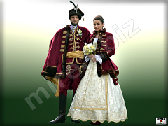 Wedding hungarian noble dresses