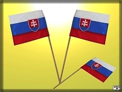 Slovenská zástava - mávatko SR mávatko